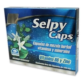 Selpy Caps Vitamina B6 Y Zinc Capsulas De Mezcla Herbal Vita Sabor N/a