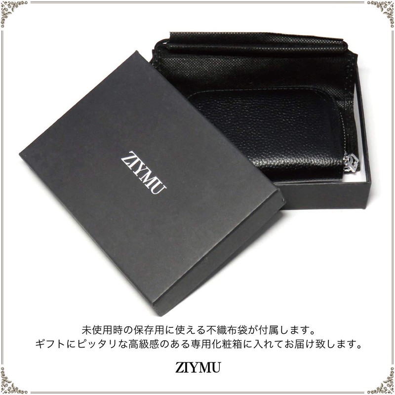 Jeem zm-kc-001 Credit Card Case, Genuine Leather, Chabara, 12 Pockets,