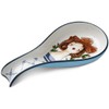 Spoon Rest for Dolls, Light Blue, 21 x 10 cm