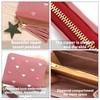 CLKE Girls PU Leather Wallet Cute Women Purse with Pendant,