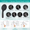 Hibbent Shower Faucet Set w/Handheld Kit Rainfall Shower Head Combo