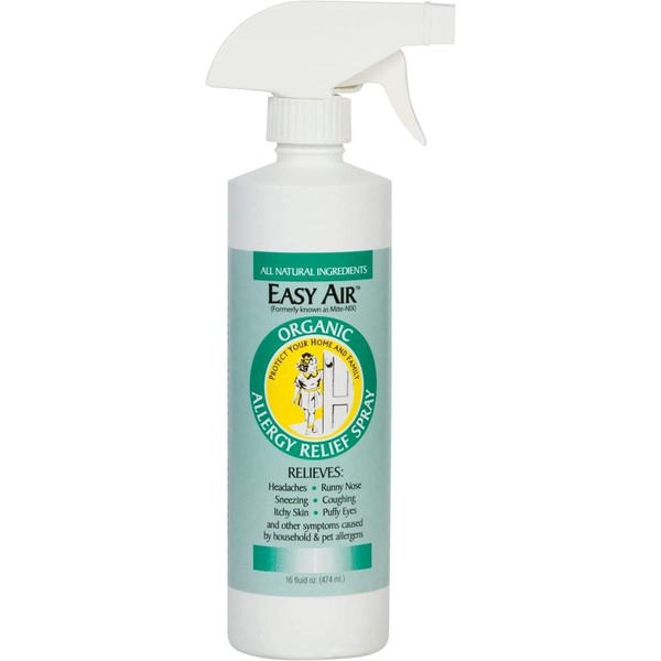 Easy Air Organic Allergy Relief Spray, Clear Liquid Formula for