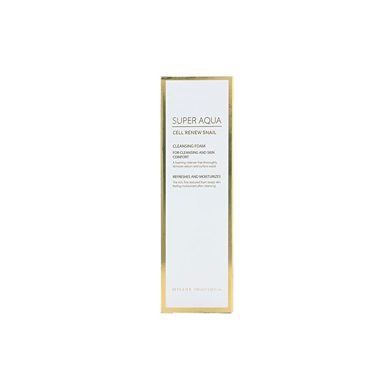 Missha Super Aqua Cell Renew Snail Cleansing Foam 100 ml