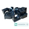 20mm Black PVC U Clip Conduit Push in Saddle -