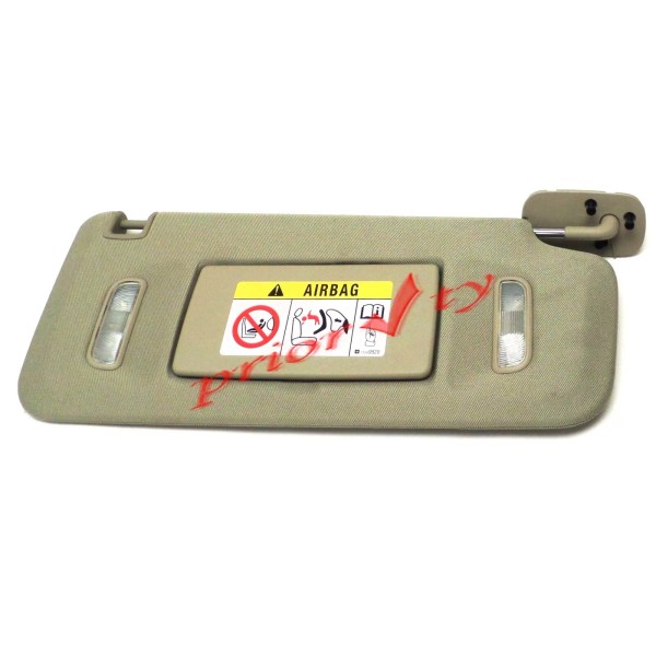 GM Sunvisor Light Brown LED Lighted Passenger Side Silverado Sierra