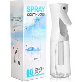 Continuous Spray Bottles - Ultra Fine Mist Sprayer | Water Spray Bottle For Hair Mister Spray Bottle | Hair Spray Bottles For Hairstyling, Cleaning, Salons (10 OZ - 300ml)