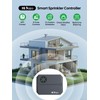 HiOazo WiFi 4-Zonen Bewässerungscomputer mit App Steuerung, Smart Sprinkler Steuerung,