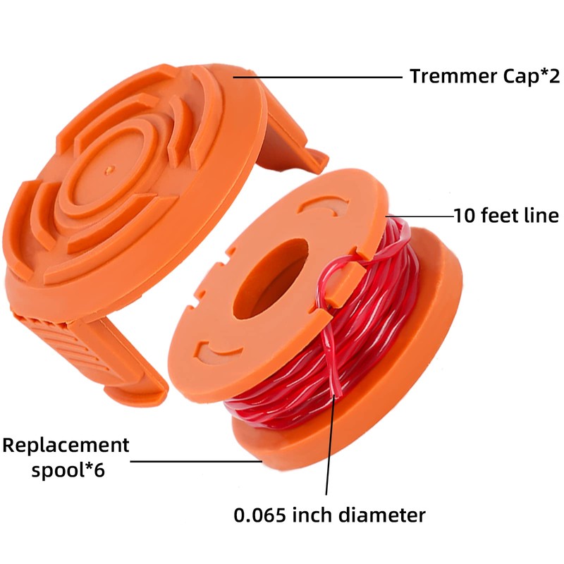 CYWVYNYT 6 Pack WA0004.1 Grass Trimmer Line for All 20