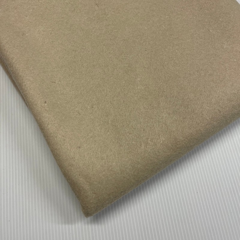 Beige Plain Felt Arts and Craft Fabric Material for Sewing