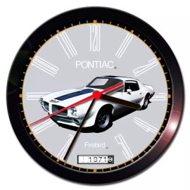 GOLDENOLDIESCLOCKS 1971 PONTIAC FIREBIRD WALL CLOCK D016