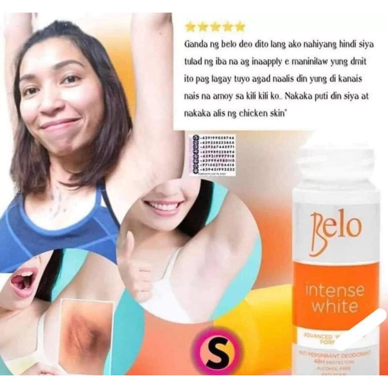 Belo Intense Underarm Whitening Cream and Deo Day & Night