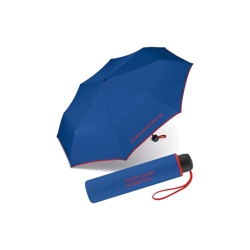 Benetton Pocket Umbrella Super Mini - Blue, several, casual