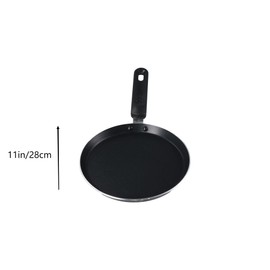Kopida 11 Inch Nonstick Crepe Pan Omelette Pan Frying Pan Pizza Pan Compatible with Gas, Electric Stovetops