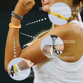 POWER BALANCE the Original Genuine Performance Wristband, Silicone rubber Wristbands Bracelets sports bracelet wristband for men women, power bangles, safe Waterproof Lightweight durable, size M