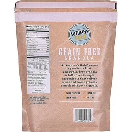 Autumns Gold Grain Free Toasted Coconut Almond Granola 20 oz, Gluten-Free, Grain-Free, Non-GMO and Paleo Certified.