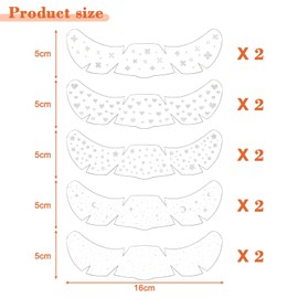 Pack of 10 Freckles Tattoo Glitter Freckles Glitter Freckles Tattoo Sparkle Freckles Glitter Freckles Tattoo Freckles Freckles Suitable for Parties Festivals and Carnival