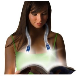 Huglight LED Light Handsfree Hug Neck Reading Book Light (Black)