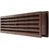 Repa Market 18" x 4" Inch Brown Plastic Door Grille