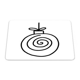 Bonamaison, Rechteck Pop Art Digital Bedruckt Mauspad, rutschfeste Unterseite, für Büro und Zuhause, Größe: 22x18 cm