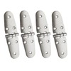 Boat Stainless Steel Strap Hinges for Marine RV Skylight Locker