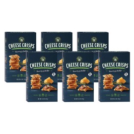 John Wm. Macy's Cheese Crisps, Rosemary & Cheddar, Non-GMO, 4.5 Ounce (Pack of 6)
