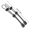 2PCS Backpack Elastic Rope Fixing Buckle, Backpack Hiking Stick Holder