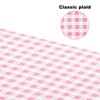 HARFINGTON 100pcs Square Checkered Wax Paper Sheets 7.09" x 7.09"