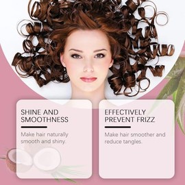 Crema Estilizadora para Cabello Rizado y Flequillo | Brillo Natural, Volumen y Fijación Flexible | Hidratación para un Peinado Suave