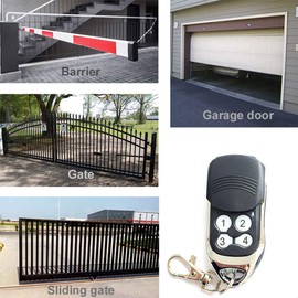 Remote Control Key Fob, Universal Cloning Wireless Remote Control Key Fob for Car Garage Door Gate