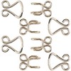 Nickel Hook & Eyes 1/2" Sewing Hooks and Eyes 0.5