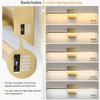 fengkiop Modern Bathroom Vanity Light 24 Inch, 18W Brushed Brass