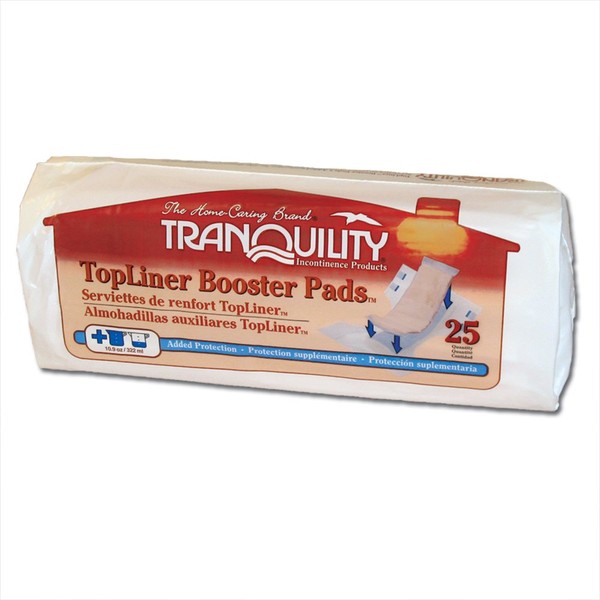 Tranquility TopLiner Pads Light-Absorbency, 100/Case