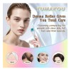 Rodillo De Microagujas Para Rostro, Cuero Cabelludo Y Barba