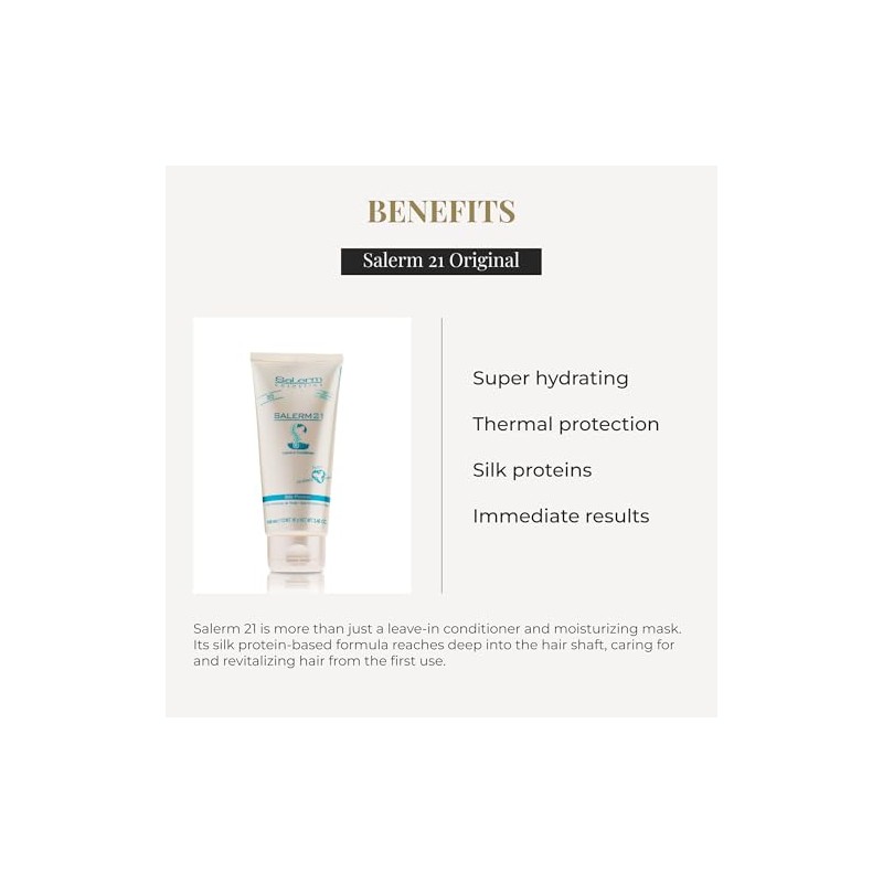 Salerm - Acondicionador para dejar actuar de 100 ml con