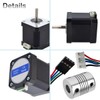 JYUDAUFU Nema 17 42 × 48mm Stepper Motor DC 12V
