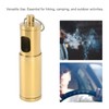 Portable Pocket Ashtray with Keychain Lanyard Retractable Circular Aluminium Alloy