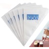 Ilauke Pack of 100 Reinforced Disposable Plastic Pastry Icing Piping Pouches