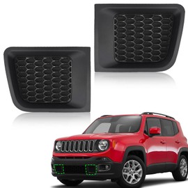 JOLONG Front Lower Bumper Grille Insert for Jeep Renegade 2015-2017 Replacement for OE Number 5XB62LXHAA 5XB63LXHAA CH1038176 CH1039176