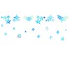 Cheerland Holographic Blue Star Iridescent Star Garland Décor for Space