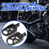 Pacify Motorcycle Foot Pegs, Aluminum CNC Wide Foot Peg 360°