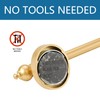 Magnetic Curtain Rods,Multi-Use Adjustable Appliance for Metal Doors,Windows,No Tools Needed，16-28