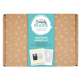 Simply Make - Create Your Own Newborn Baby Imprint Cast Kit Set for Babies Feet and Hands
