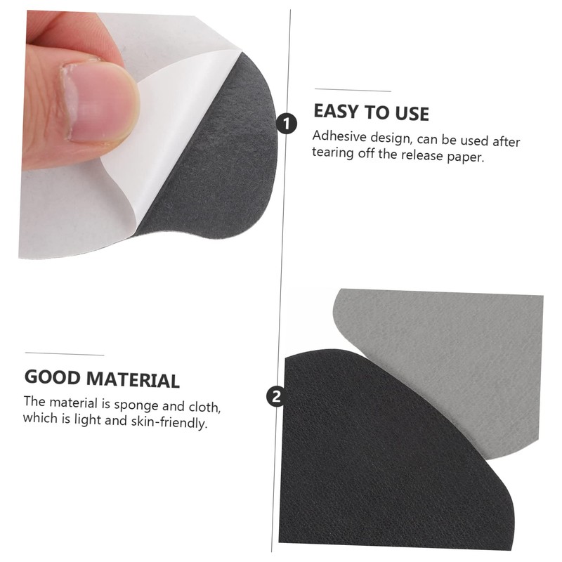 NOLITOY Sets Gel Heel Protectors Anti-abrasion Heel Cushions Comfortable Shoe