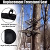 DELORIGIN Universal Replacement Treestand Seat Adjustable Tree Stand Seat Foldable