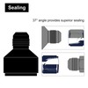 VehiMata 10AN Female to 8AN Male Flare Reducer Fitting Adapter