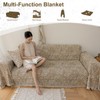 STACYPIK Durable Khaki Leopard Print Sofa Covers for Sectional Sofa