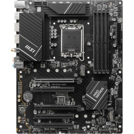 MSI PRO B760-P WiFi ProSeries Motherboard (Supports 12th/13th Gen Intel Processors, LGA 1700, DDR5, PCIe 4.0, M.2, 2.5Gbps LAN, USB 3.2 Gen2, Wi-Fi 6E, ATX) (Renewed)
