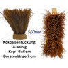 2 x MAAJ Hand Brush 28 cm Coconut for Tool