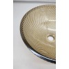 Oceana JSG Oceana 16" Glass Bathroom Vessel Sink Bowl, Sea
