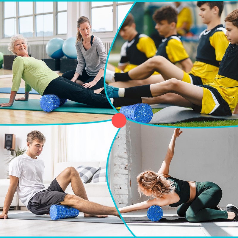 Fascia Roller with 3D Texture Massage, Foam Roller (33 cm